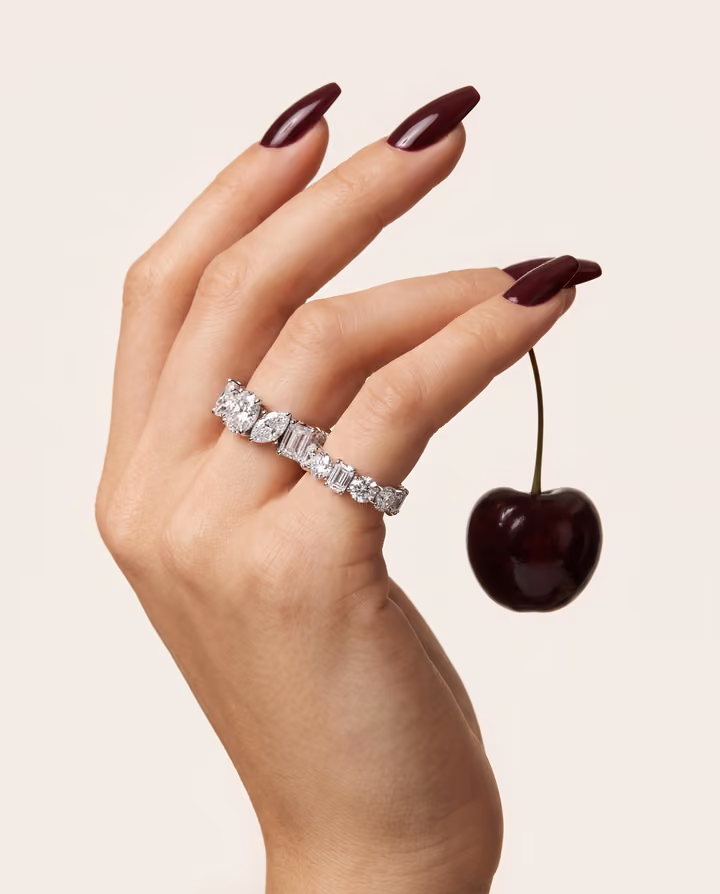 Burgundy Ring Shot