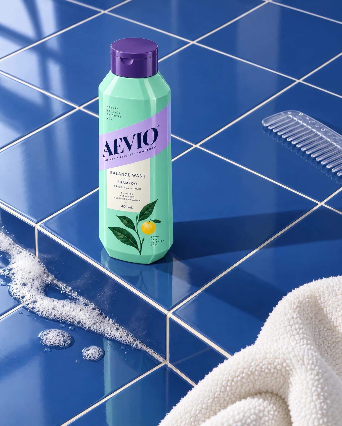 Tiled Step Shampoo