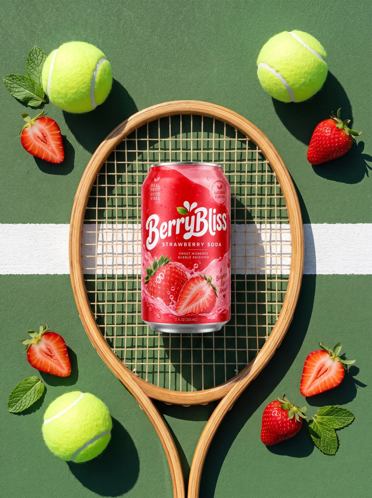 Tennis Court Drink Shot