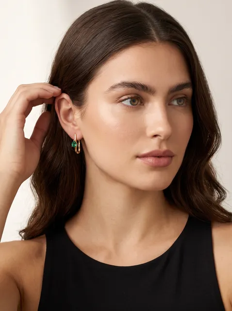 Earrings Ivory Gesture