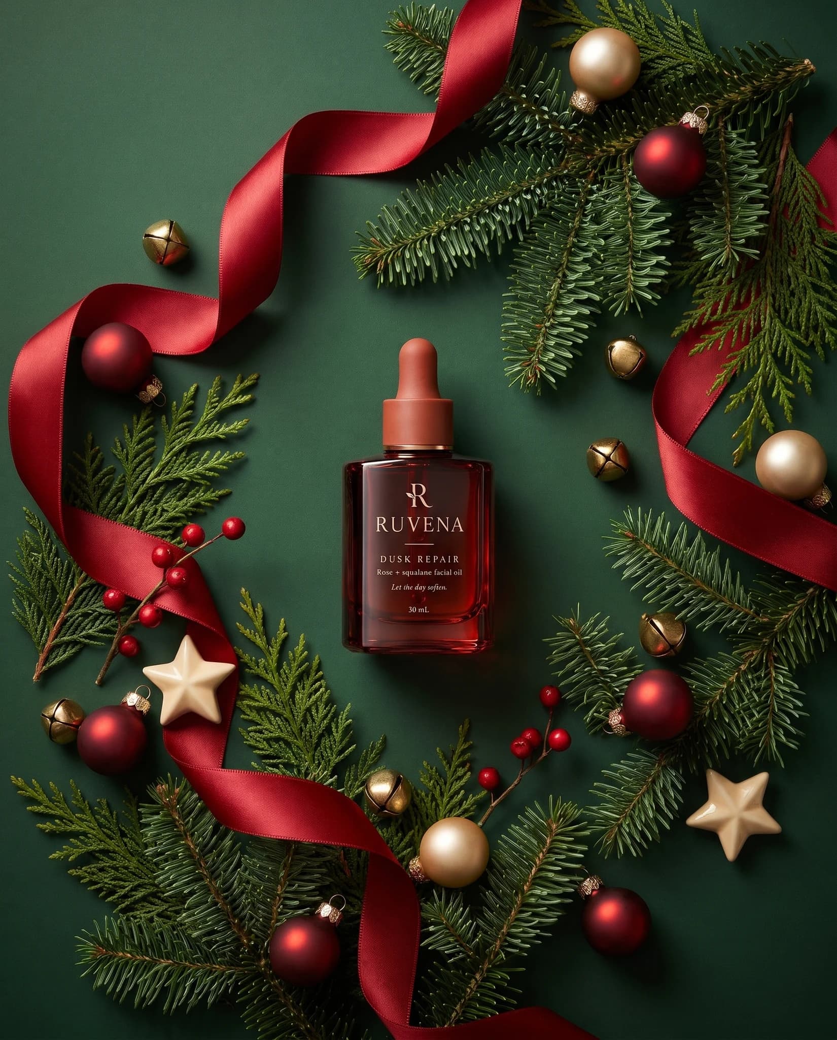 Evergreen Product Flatlay