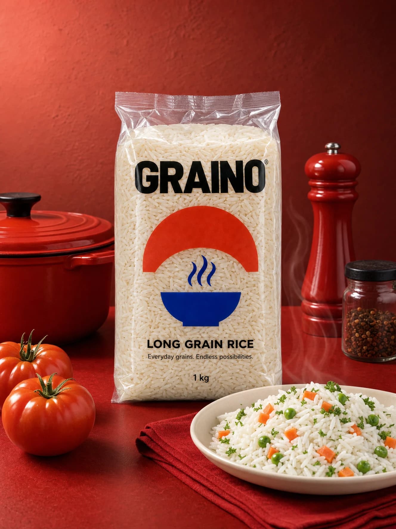 Red Kitchen Rice