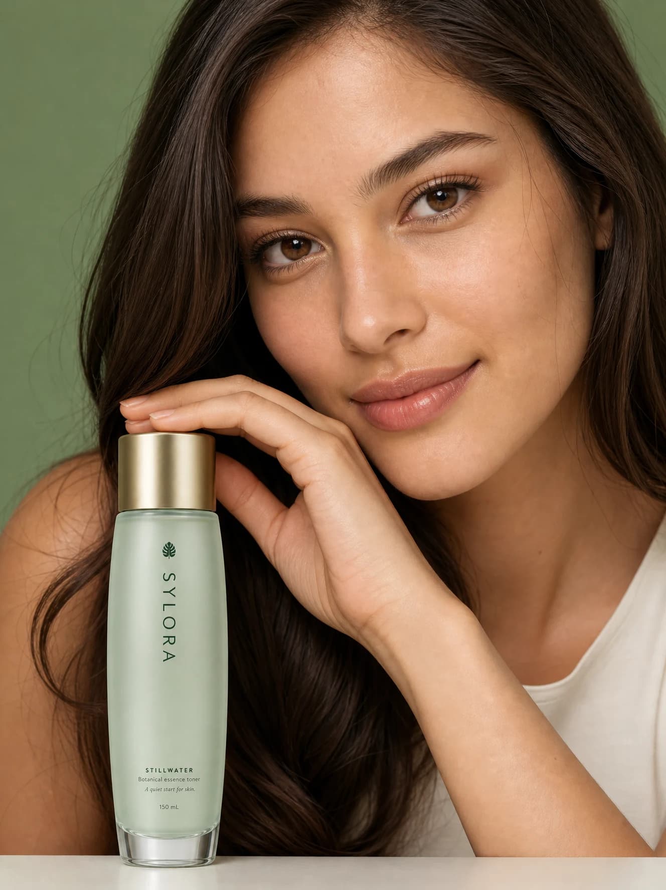Beauty Portrait with Product