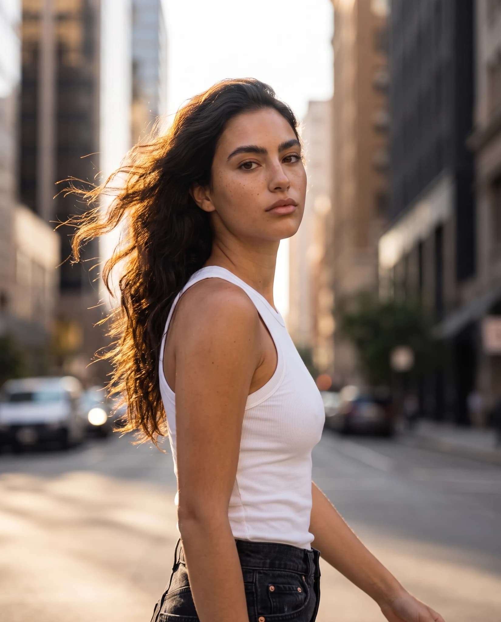 Cinematic Urban Motion Portrait