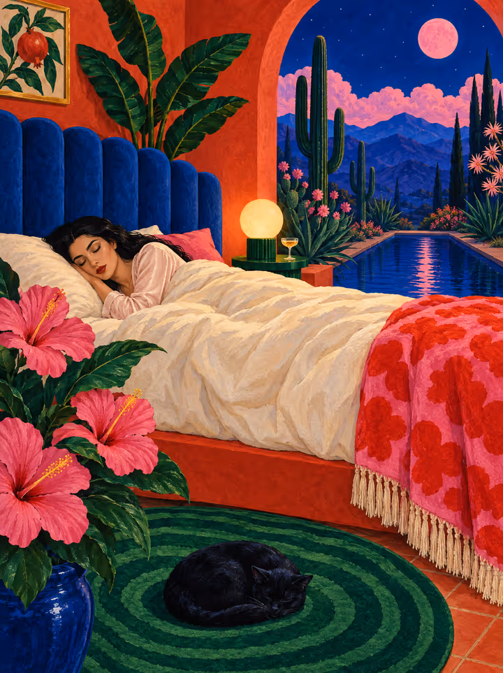 Pink Moon Bedroom