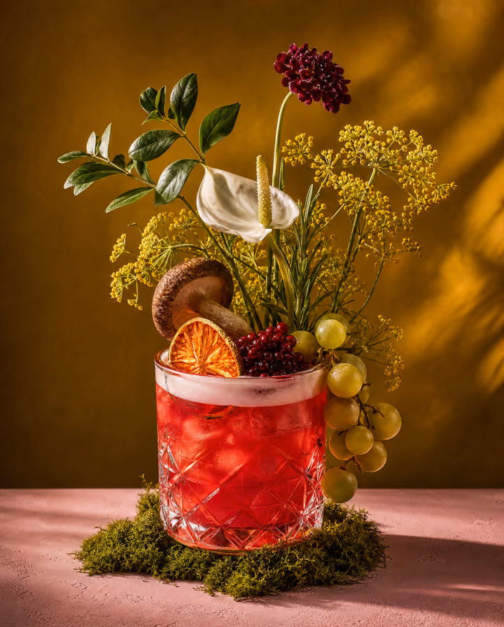 Cocktail Botanical Sculpture