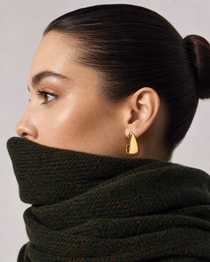 Autumn Earring Portrait