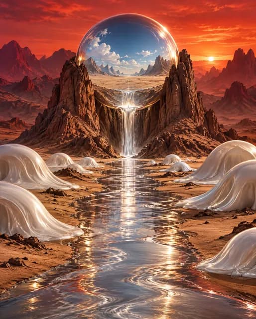 Surreal Desert Art