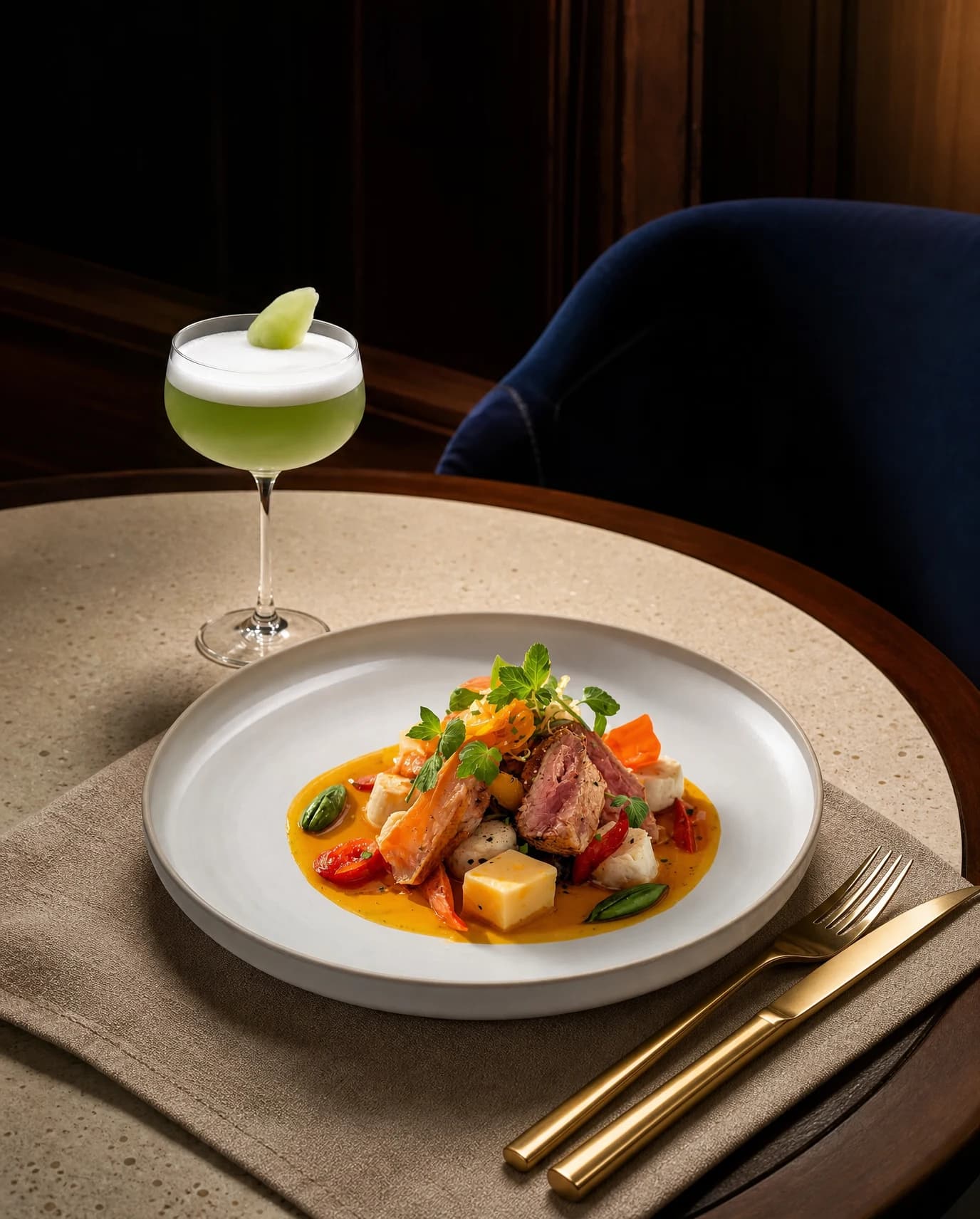 Restaurant Dish Setting
