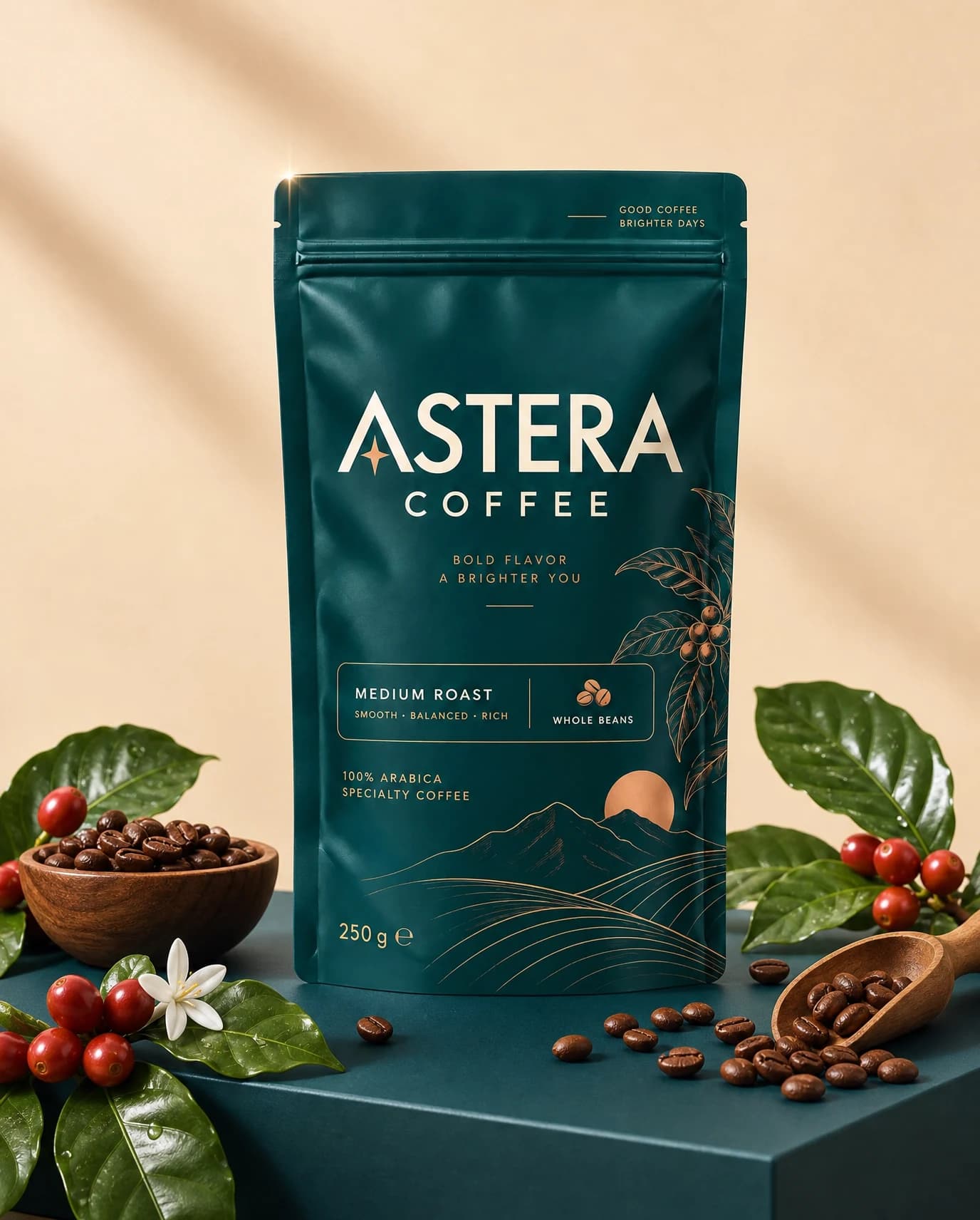 Coffee Bag Studio Shot