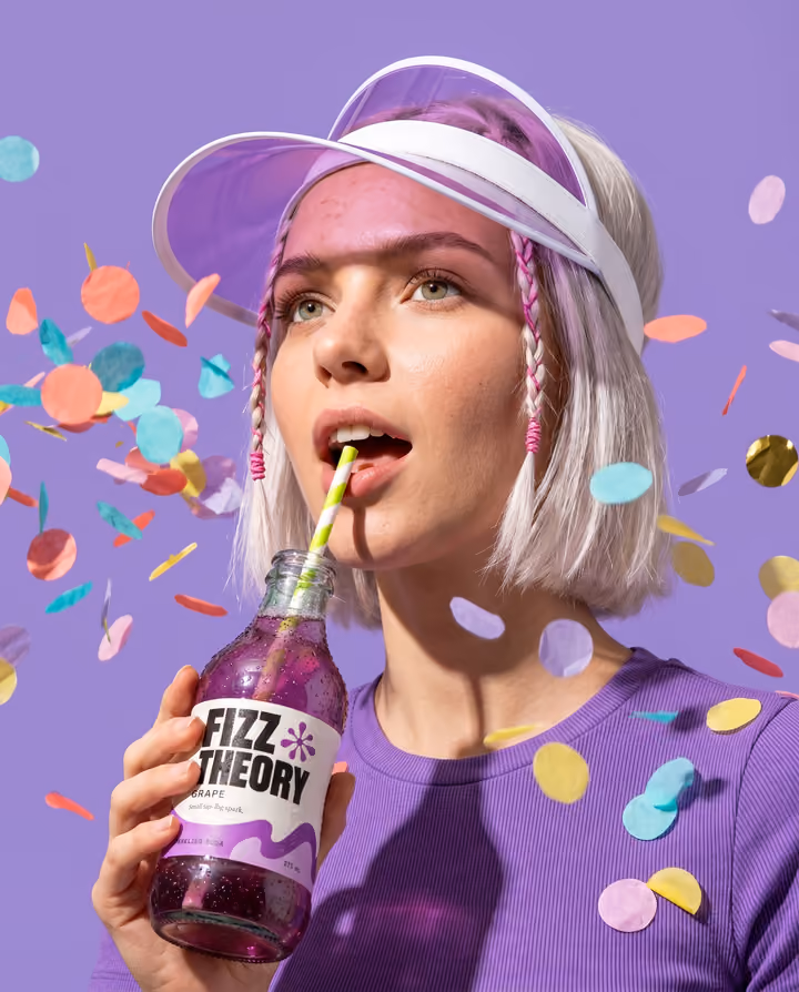Confetti Drink Portrait