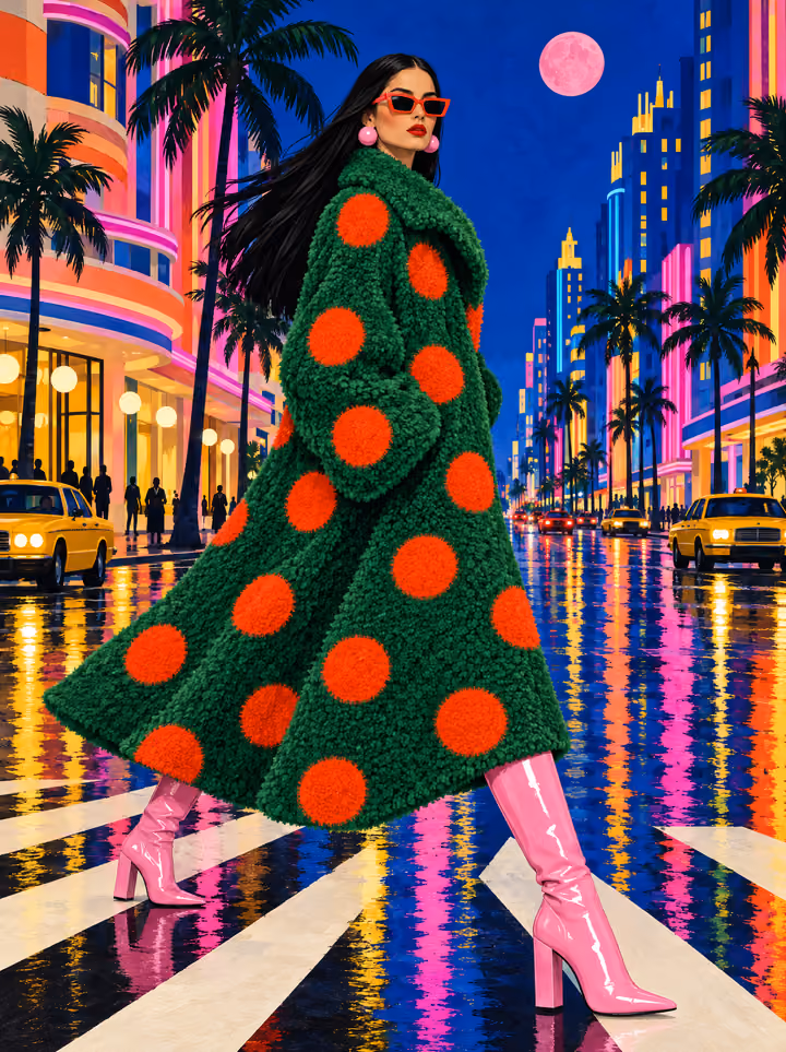 Neon Couture Illustration