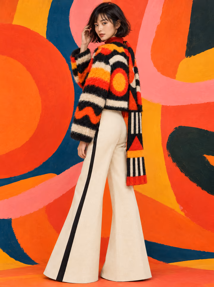 Turning Mural Fashion