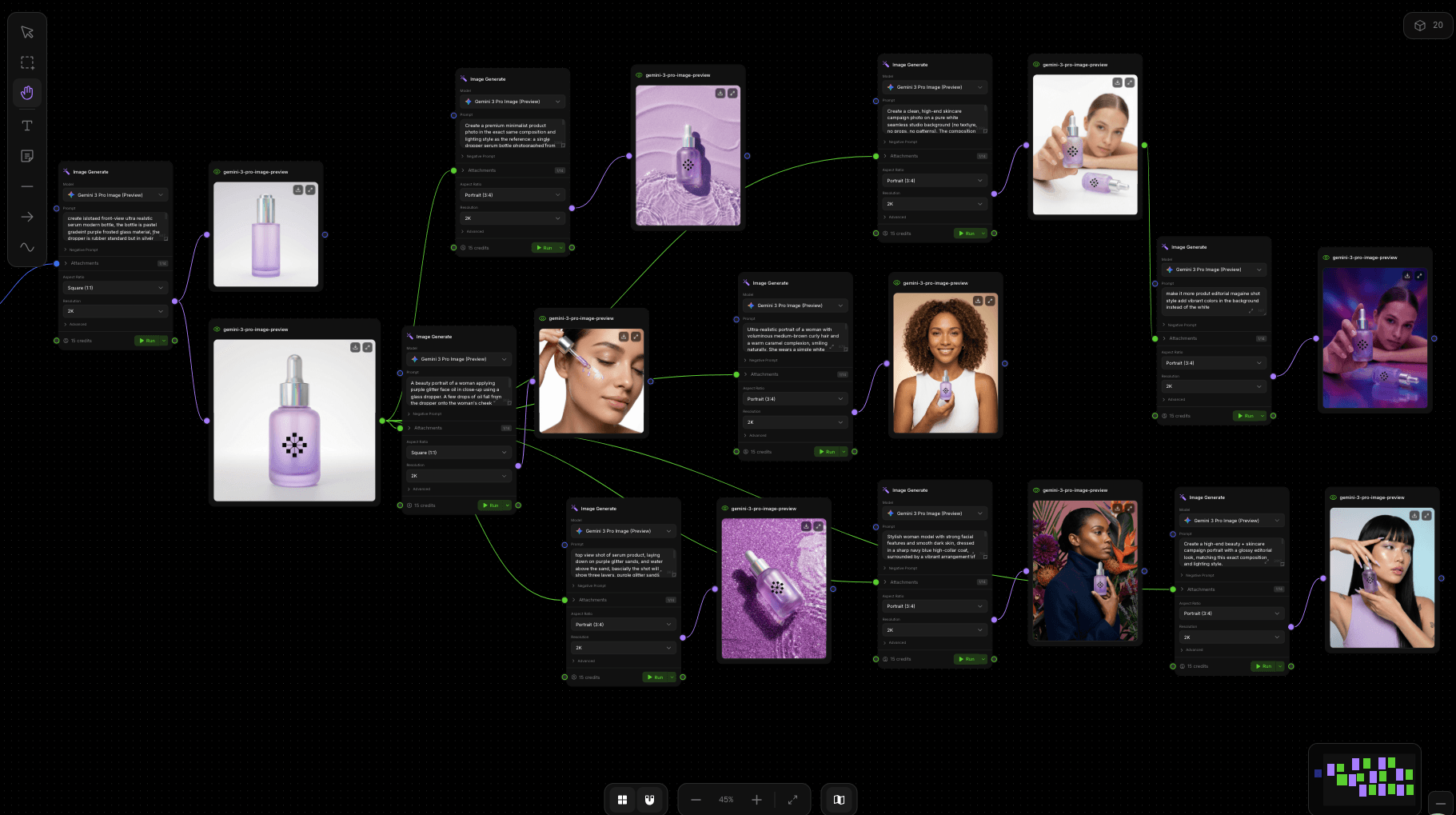 Visual Workflow Builder