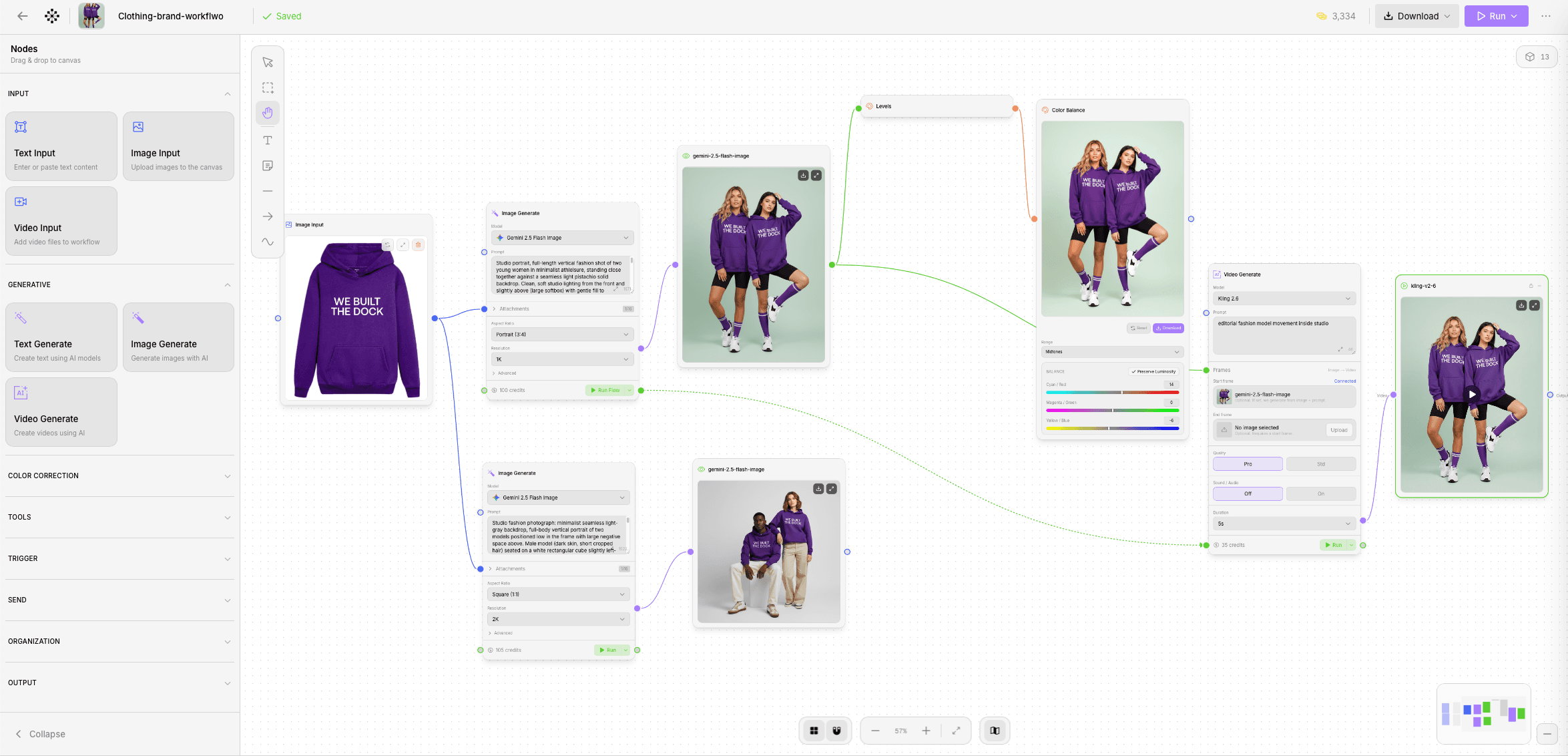 Dock Trigger - One-click workflow execution