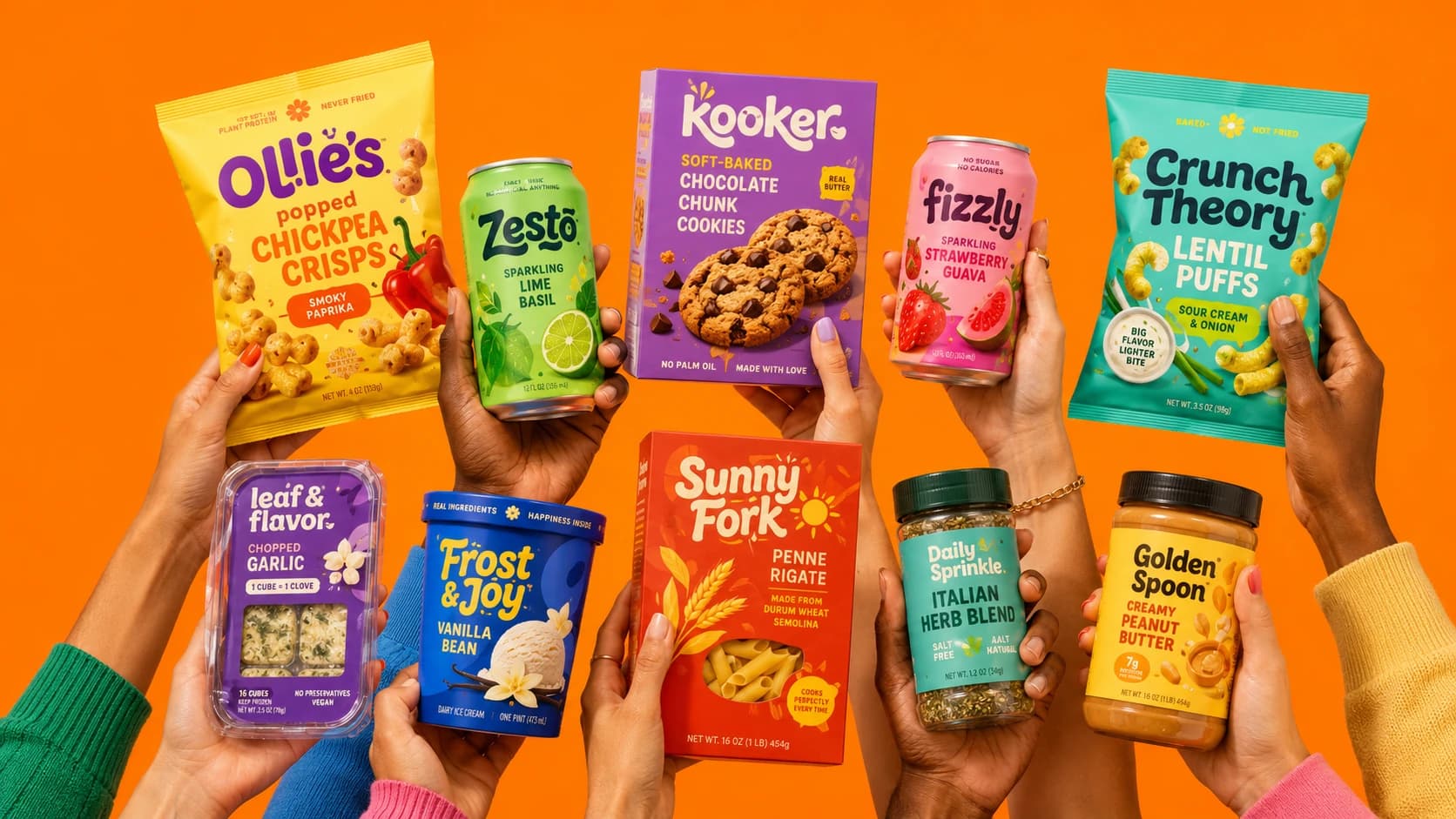 FMCG campaign visuals created with AgentDocks