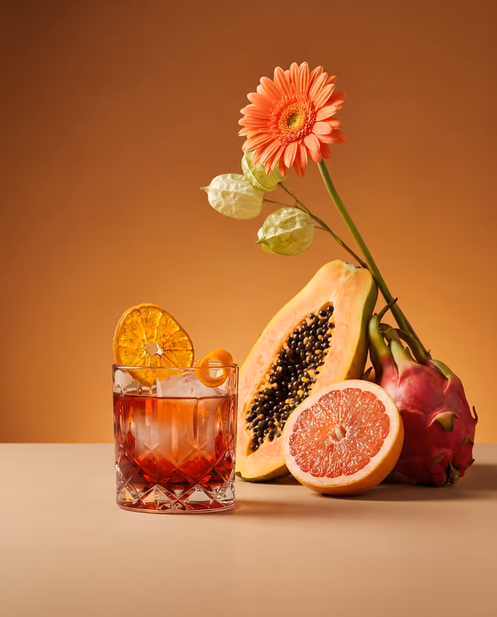 Papaya Cocktail Editorial