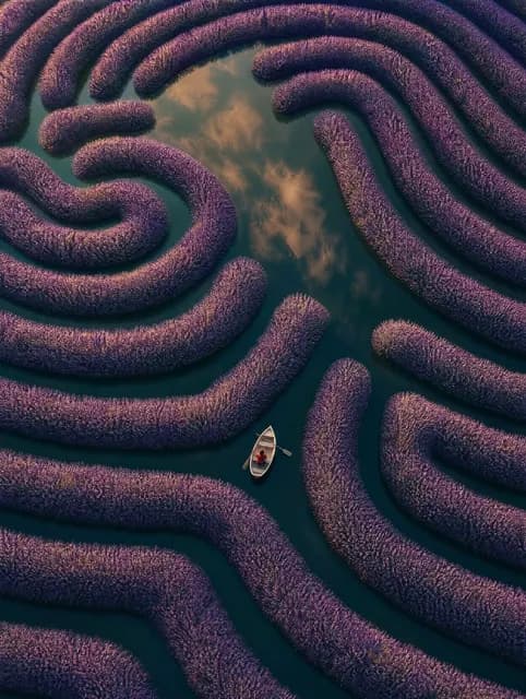 Lavender River Maze